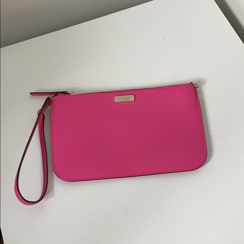Kate Spade hot pink clutch (need to sell ASAP)